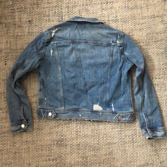 Zara Frayed Jean Jacket - Picture 5 of 9
